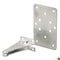 Prime-Line Jamb Bracket with Plate, 2-1/2 in. x 4-1/16 in., Steel Construction, Mill Finish (Single Pack) K 5072 - alternate 1